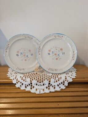 Vintage Made in Korea Goose Bread Plates – Blue Ribbon Farmhouse Décor Set of 2